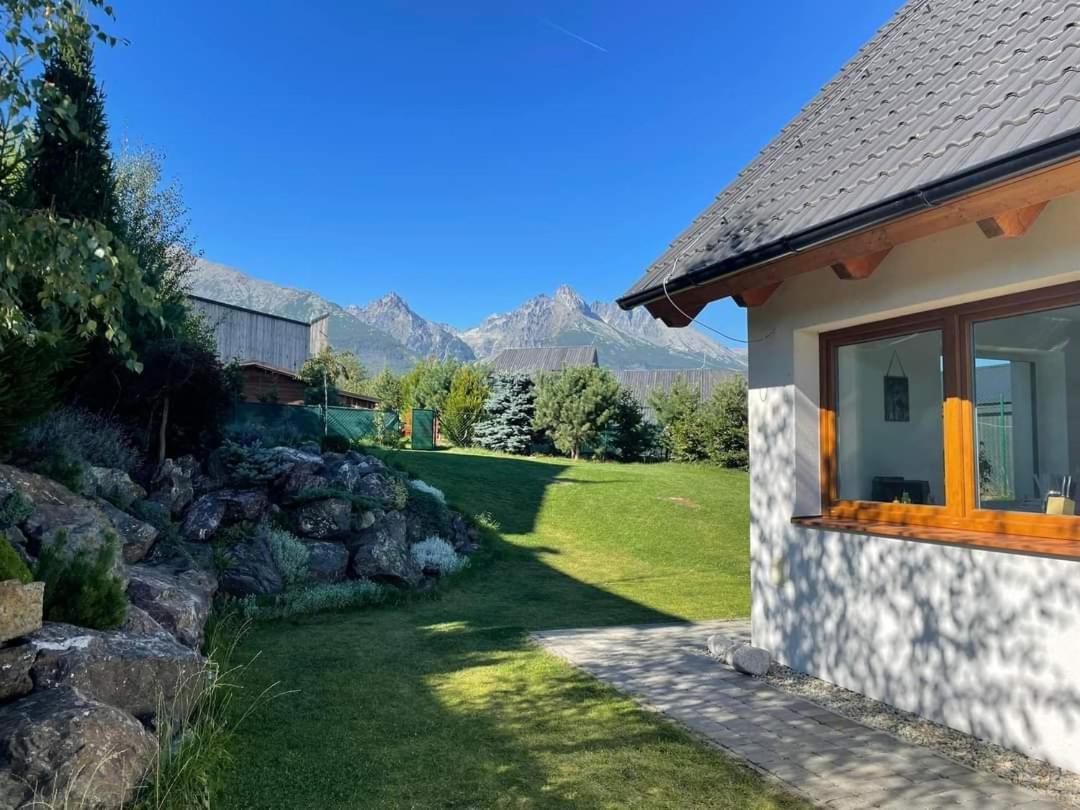 Vila Lesna House With A Garden 2 Minutes From The Center Of The Tatras Nova Lesna Ngoại thất bức ảnh